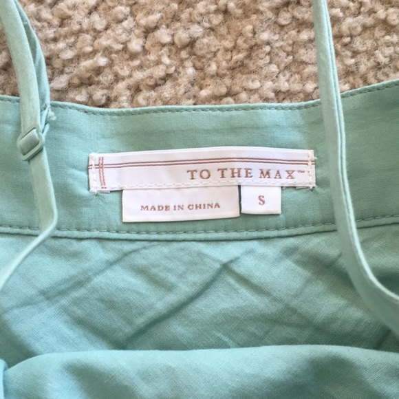 To The Max size small light green top - Picture 3 of 5